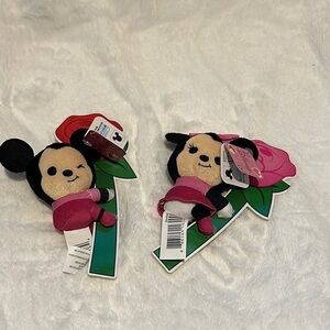 Disney Valentine's Gripped with Love Plush Mickey Mouse & Minnie